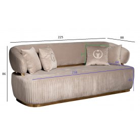 Диван Glarus 102AN-DIV-1303-ser