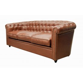 Диван кожаный Karo brown 3S