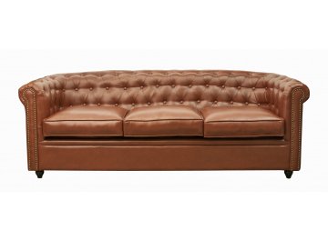 Диван кожаный Karo brown 3S