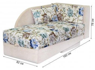 Диван-кровать Джеки 2 правый бежевый