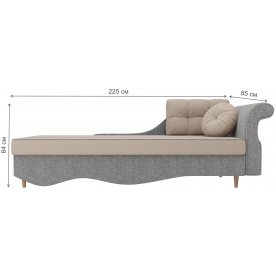 Диван-кушетка Лорд правый