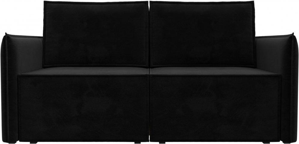 Диван Либерти велюр черный