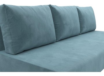 Диван-кровать Лига-033 велюр бирюзовый