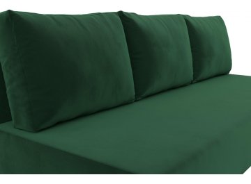 Диван-кровать Лига-033 велюр зеленый