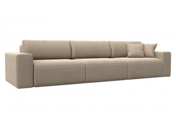 Диван Лига-036 НПБ Классик Лонг бежевый велюр