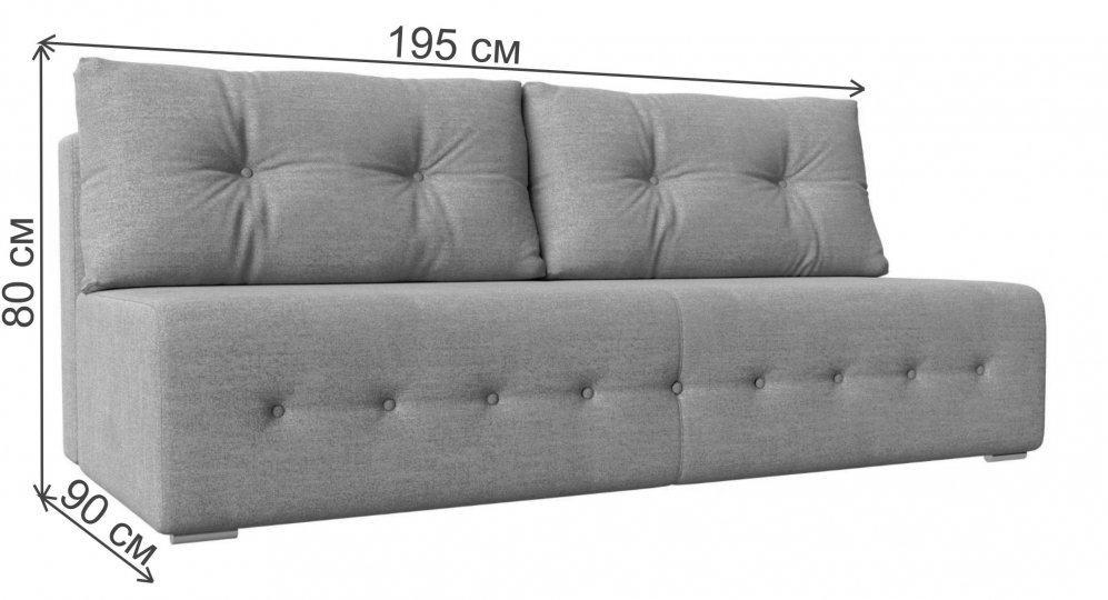 Диван Лондон голубой велюр