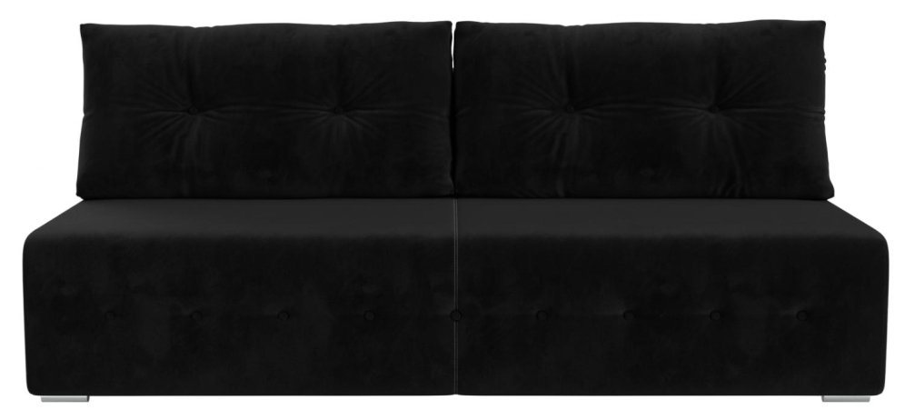 Диван Лондон велюр черный