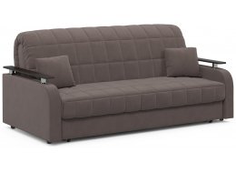 Диван Moon Family 044 180х200 НПБ коричевый велюр 74-14 / венге текстурный