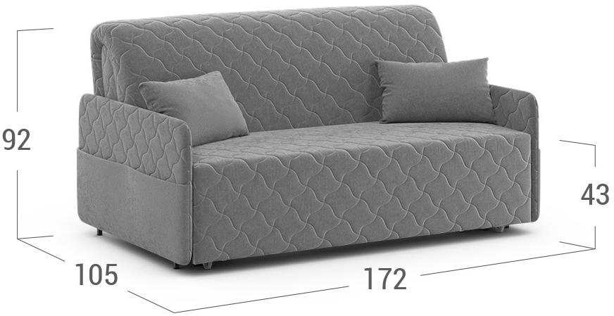 Диван Moon Family 119 / Н30С v1+(2)65 v1 004883 велюр бежевый 74-1