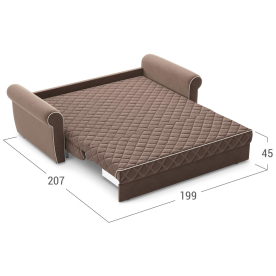 Диван Moon Family 123 199 см с независимым пружинным блоком