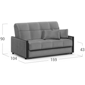 Диван Moon Family 125 / Н30 v1+(2)65 н 004836