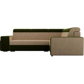 Диван угловой Мустанг с двумя пуфами