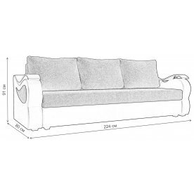 Диван Меркурий Лайт