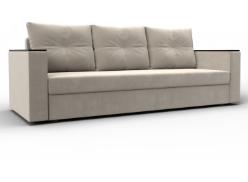 Диван Атланта микровельвет бежевый