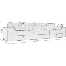 Диван Майами Long