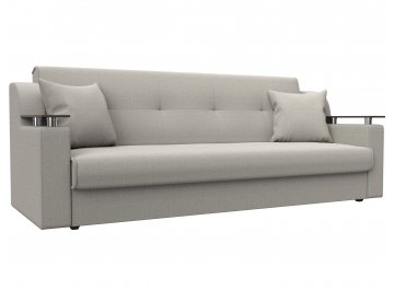 Диван-кровать Бравис прямой амур 02 бежевая / рогожка