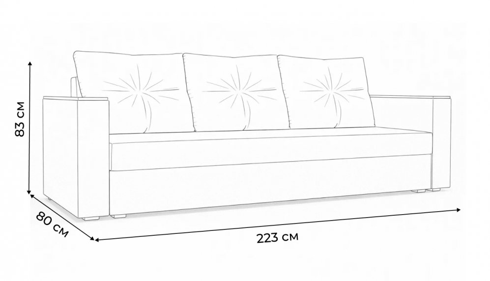 Диван угловой Дельта-Нова Лайт левый черный микровельвет
