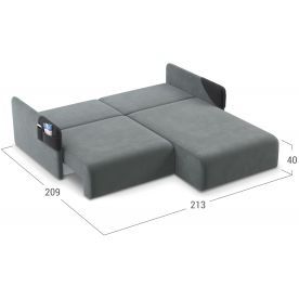 Диван угловой Moon Family 118 правый