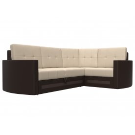 Диван угловой Белла правый экокожа