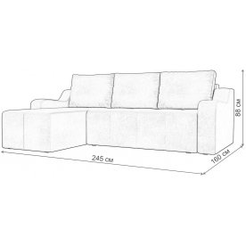 Диван угловой Элида левый