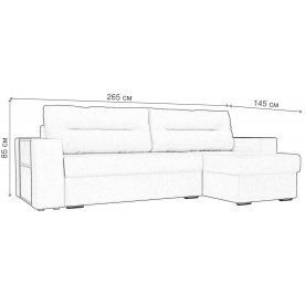 Диван угловой Эридан правый