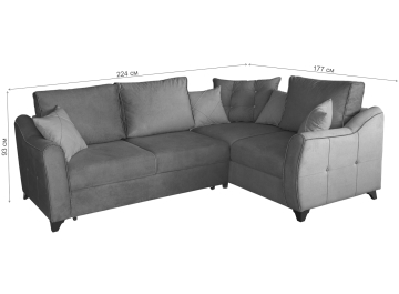 Диван угловой Френсис арт. ТД 264
