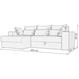 Диван угловой Мэдисон левый