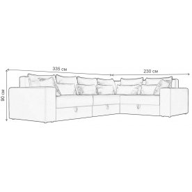 Диван угловой Мэдисон Long правый