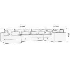 Диван угловой Мэдисон - П правый