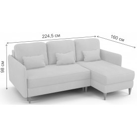 Диван угловой N3.2 Санваль правый