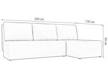 Диван угловой Поло правый