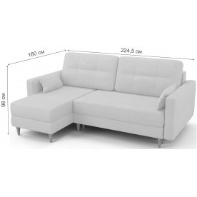 Диван угловой Q3.1 Берни левый