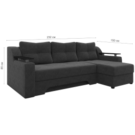 Диван угловой Сенатор НПБ