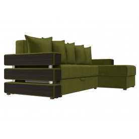 Диван угловой Венеция правый микровельвет