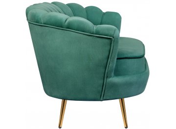 Дизайнерский двухместный диван Pearl Double Green V2