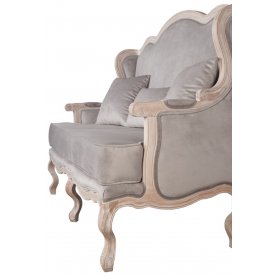 Двухместный дизайнерский диван Brody Double grey