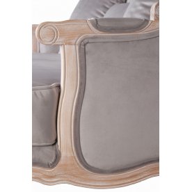 Двухместный дизайнерский диван Brody Double grey