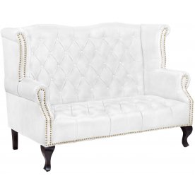 Кожаный дизайнерский диван Royal Sofa White