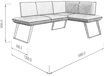 Диван Cosmo 178-120 R правый