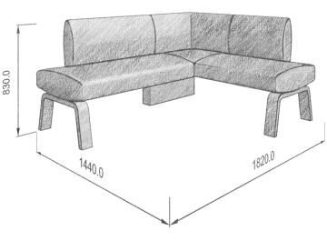 Диван Pride 178-140 R правый