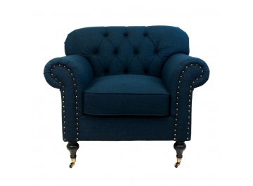 Классическое кресло Kavita Dark Blue