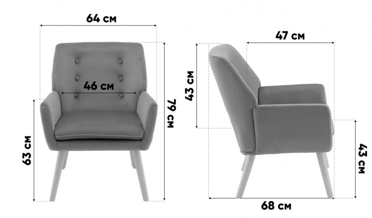 Кресло Орлик тёмно-зелёный