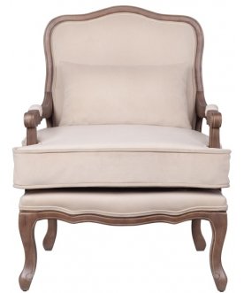 Мягкое полукресло с подлокотниками Nitro Beige V4