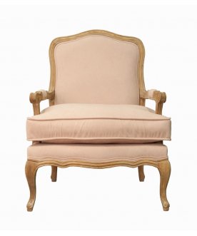 Мягкое полукресло с подлокотниками Nitro Beige Velvet