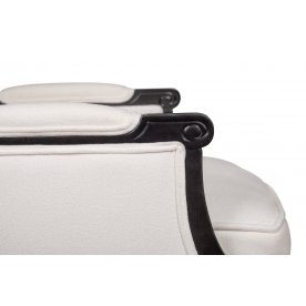 Мягкое полукресло с подлокотниками Tous white