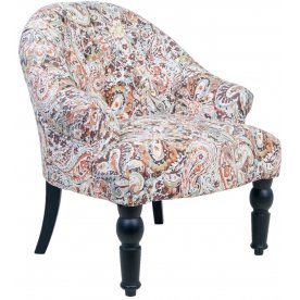 Низкое кресло Desta Orange Flower