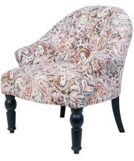 Низкое кресло Desta Orange Flower