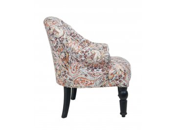 Низкое кресло Desta Orange Flower