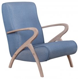 Низкое кресло Fobos blue