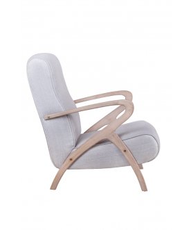 Низкое кресло Fobos light grey